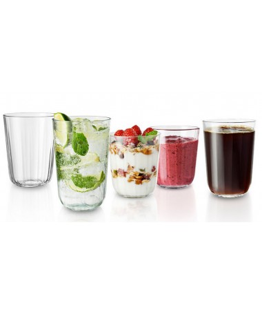 Pack de 4 verres à facettes 27 cl - Eva Solo