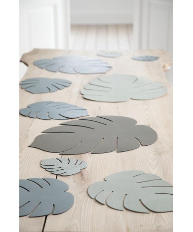 Set de table Monstera Leaf Nupo 35x42 cm - LindDNA - Kaki