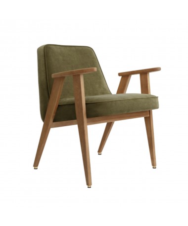 Fauteuil 366 - 366 CONCEPT - velours olive