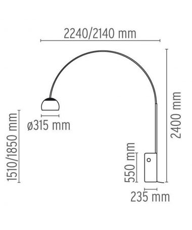 Lampadaire Arco - Flos