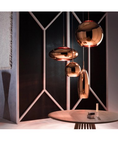 Suspension Copper round - Tom Dixon