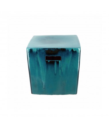 Pot H30 en Céramique Bleu Aqua, Yixing Jardin