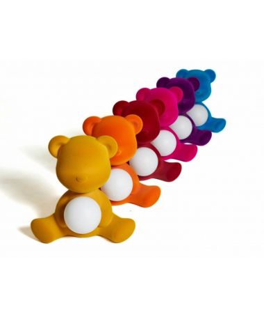 Teddy Girl lampe rechargeable / finition velours - Qeeboo