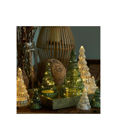 Sapin verre lumineux Lucy - Sirius