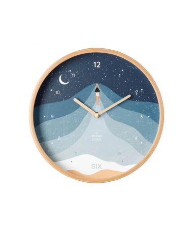 Horloge Classique - Ocean Clock - édition limitée en collaboration avec Iuliastration