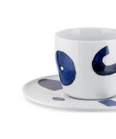 Set tasses café et soucoupes Yunoki - Alessi