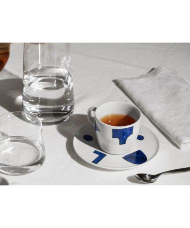 Set tasses café et soucoupes Yunoki - Alessi