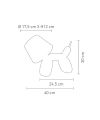 Lampe de table Doggy - Sompex